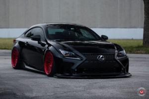 Lexus RC350 F-Sport on Vossen Wheels (LC-105T) 2016 года